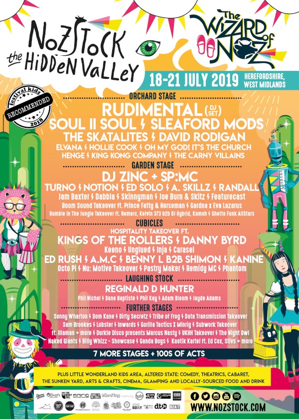 nozstock 2019 lineup