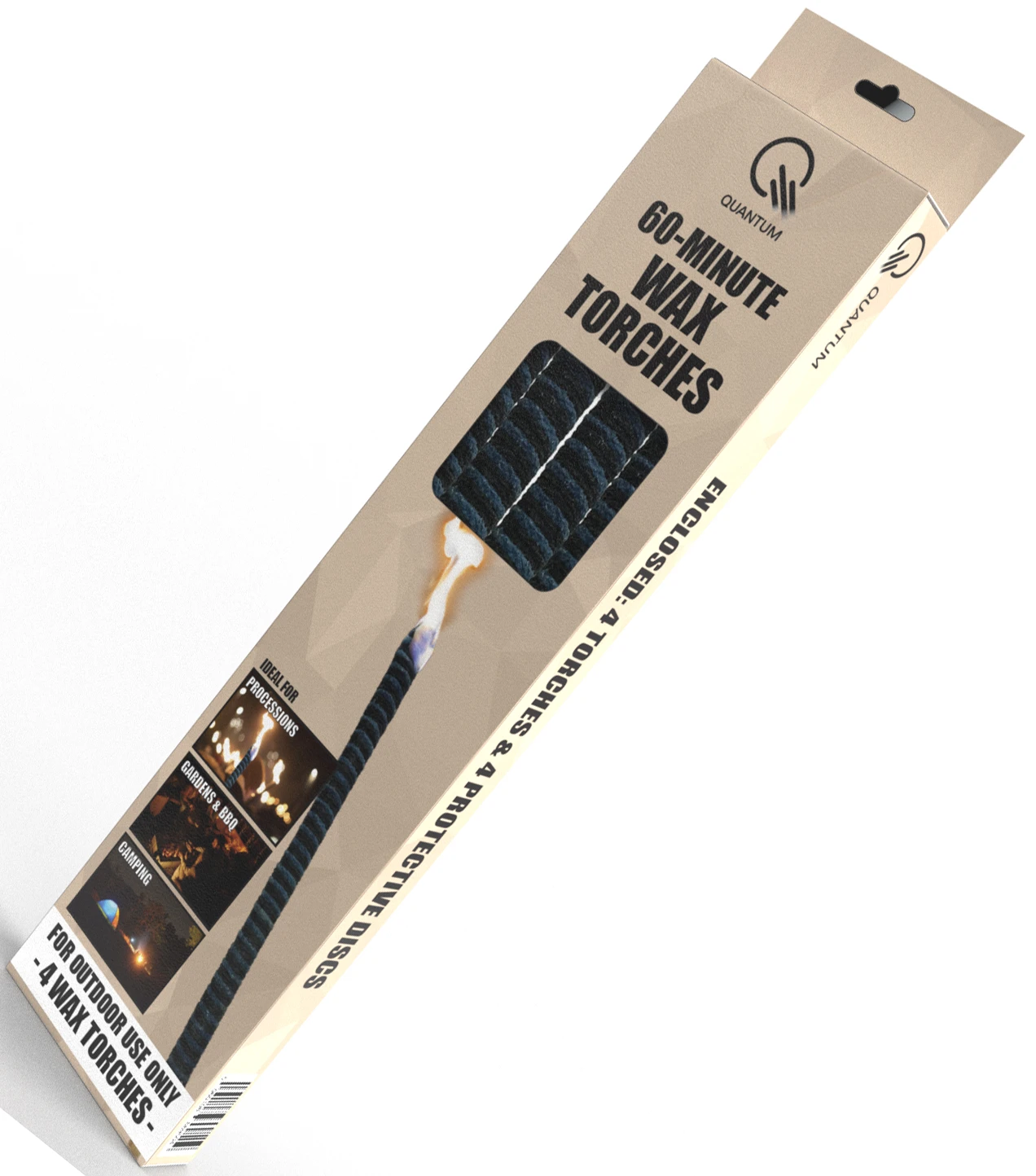 wax torches (4 pack) by absolute fireworks