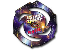 Galaxy Spray Wheel by BrightStar Fireworks