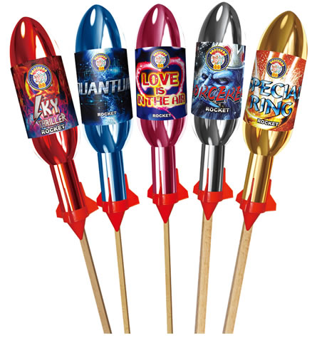 brothers pyrotechnics cupid selection (5 rockets)