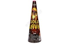 gold lava fountain by cube fireworks