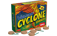 cyclone mini spinner by vulcan fireworks