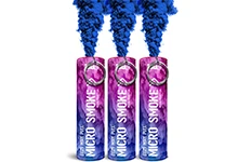 eg25 micro smoke gender reveal blue (pack of 3) by enola gaye