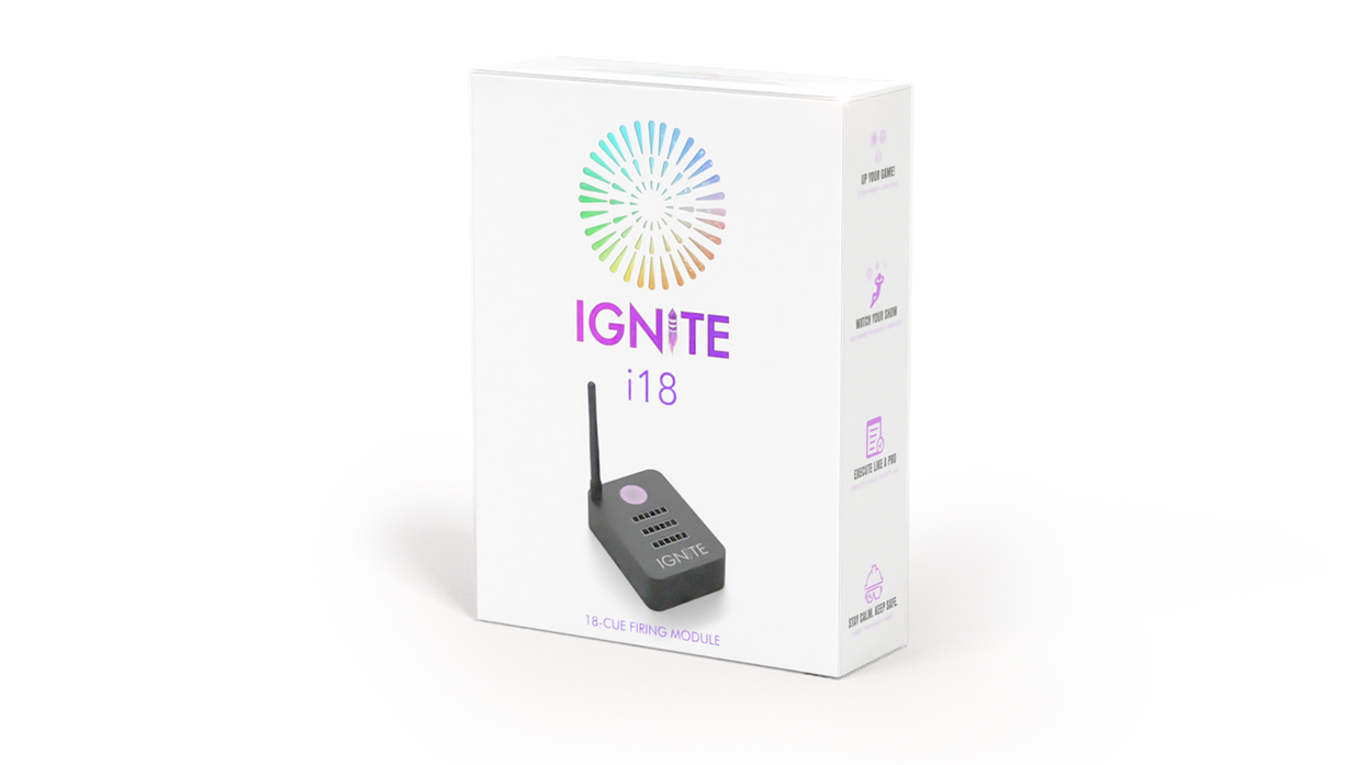 ignite i18 18 channel firework firing system