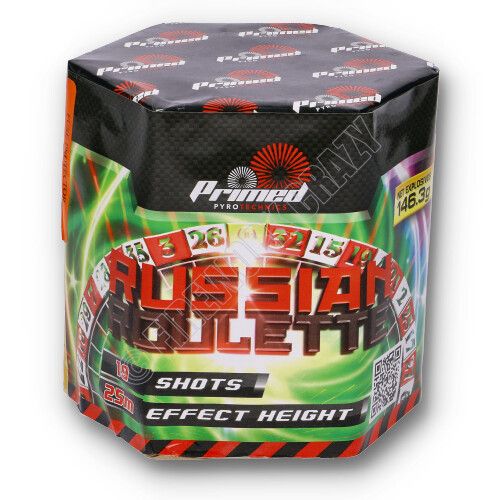 russian roulette by primed pyrotechnics