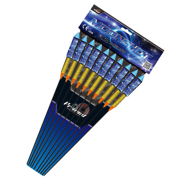 moon shot (10 rockets) by primed pyrotechnics