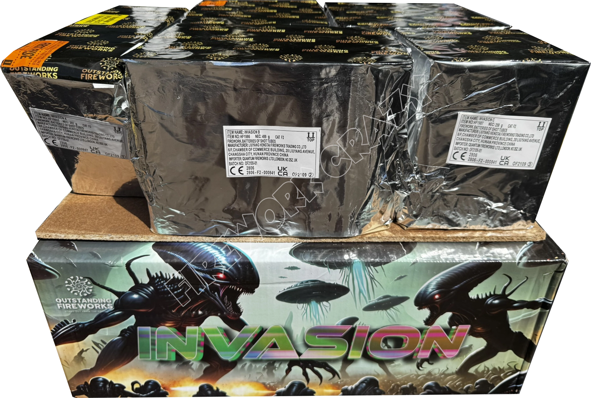 invasion by outstanding fireworks