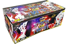 stick or twist by primed pyrotechnics