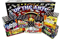 up the ante barrage box by primed pyrotechnics