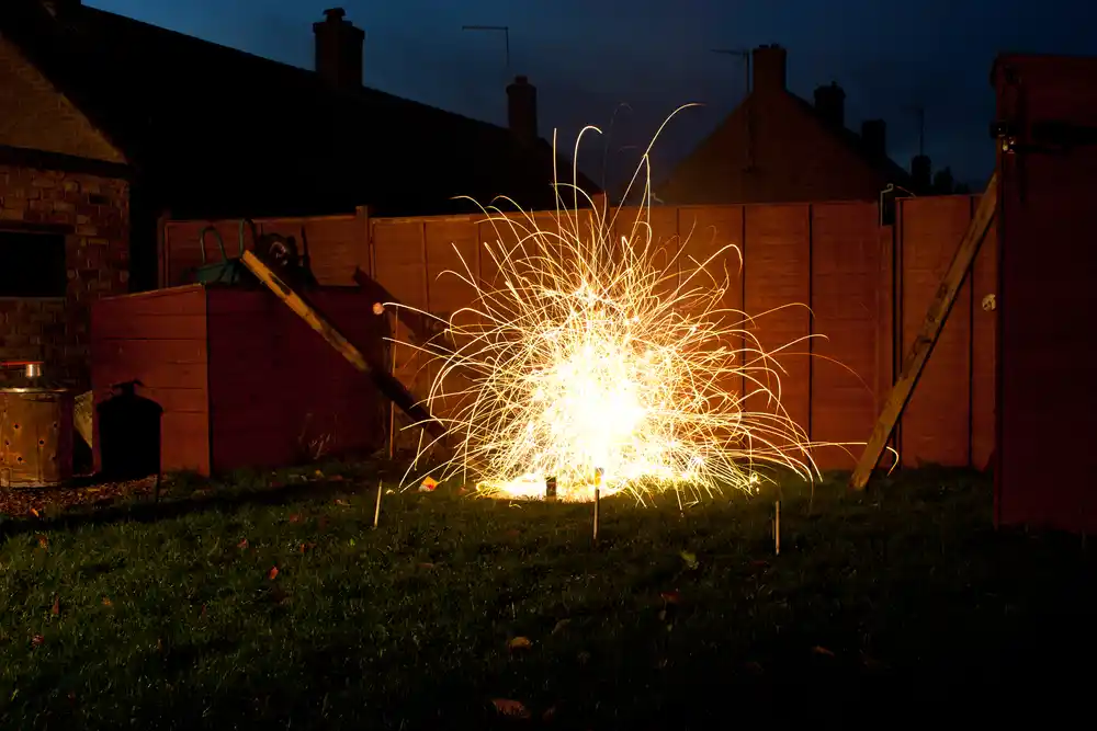 garden fireworks